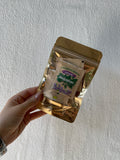 Orta Boy Gold Metalize Fermuarlı Poşet 11x18,5 cm – Takı & Kına & Kurabiye | 10 Adet